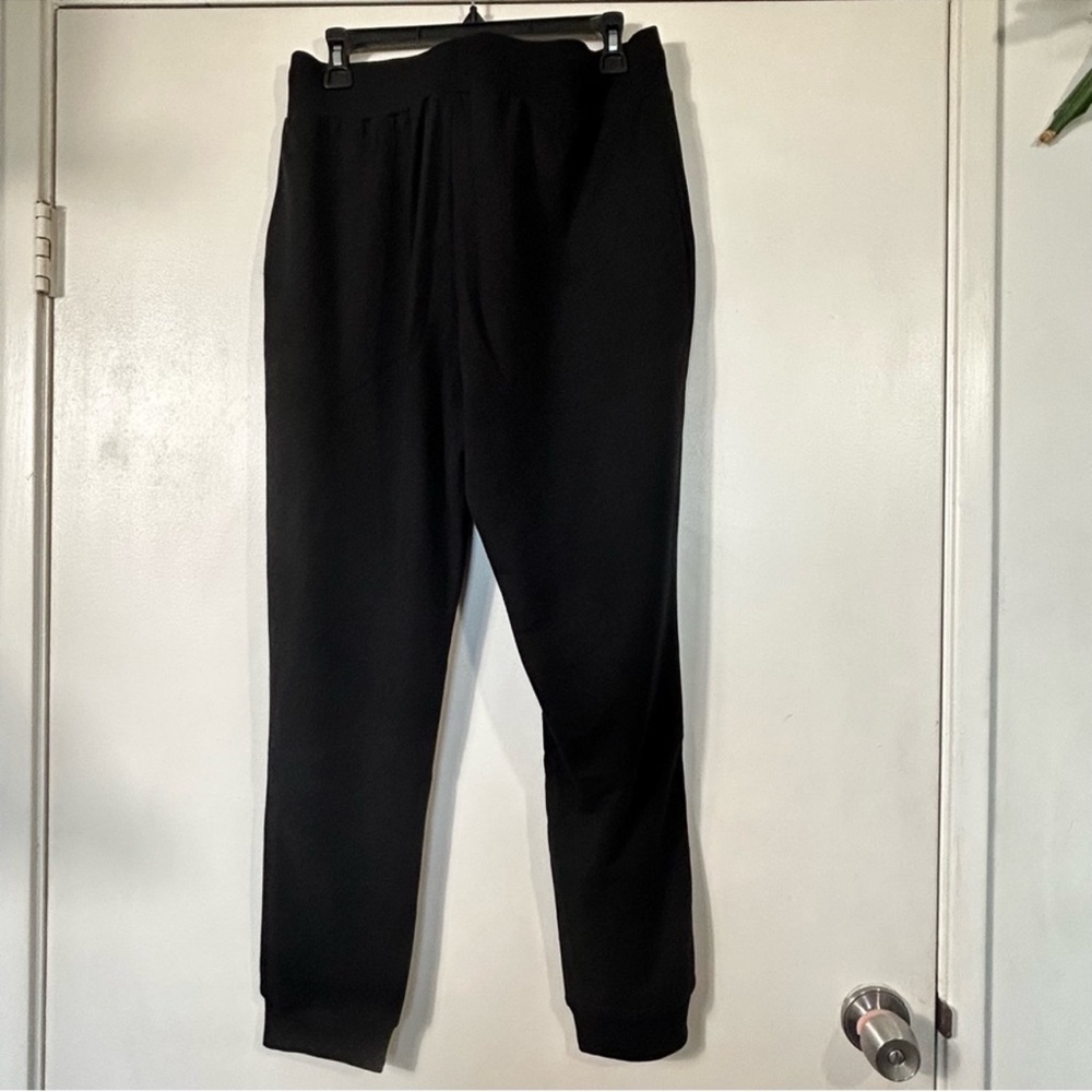 Badgley Mischka NWT Black French Terry Jogger Pant with Pockets- Size- 2X - Picture 6 of 6